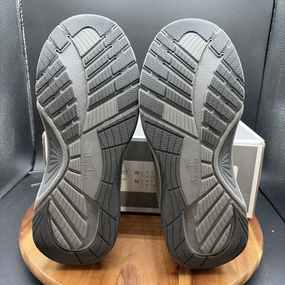 Dansko Pace Mesh Womens Size 8 Shoes Gray Black Walking 4205-470200 EU38